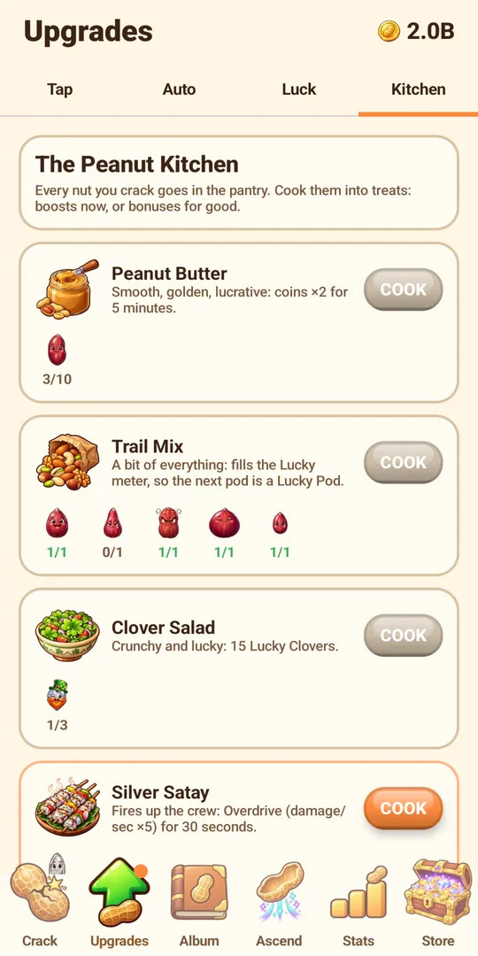 Cook nuts into treats in the Peanut Kitchen